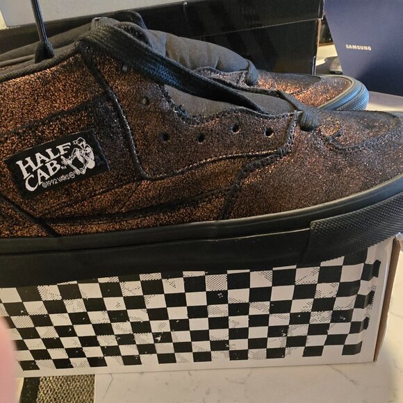 Vans Skate Half Cab Metallic Bronze VN0A2Z34B0Z Men's Size 10.5 Skate Shoes NEW - Picture 6 of 13